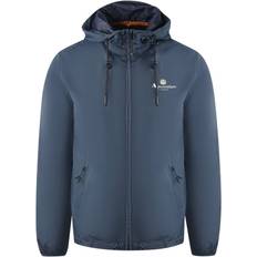 Aquascutum London Logo Navy Blue Active Windbreaker Jacket