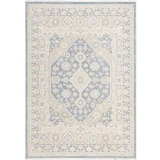 Town & Country Living Blue/White Area Rug Beige 94x"