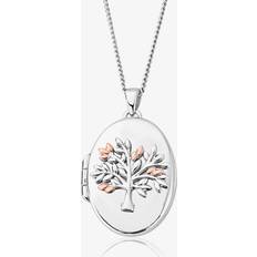 Clogau Tree of Life Silver Oval Locket