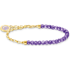 Thomas Sabo Member Charm Bracelet - Gold/Amethyst