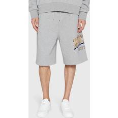 Moncler M Shorts Moncler Gray Flocked Shorts