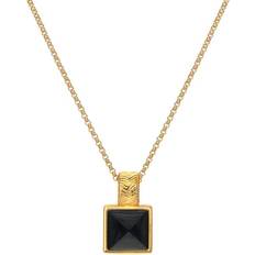 Onyx Necklaces Hot Diamonds x Jac Jossa Black Onyx Pendant Necklace DP914