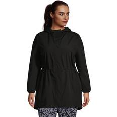 Lands' End Women Rain Clothes Lands' End Women Petite Waterproof Hooded Packable Raincoat