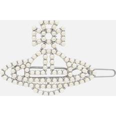 Vivienne Westwood Annalisa Silver-Tone and Pearl Hair Clip