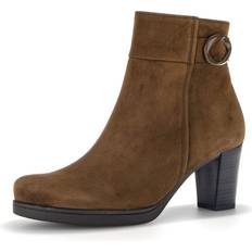 Gabor Boots Gabor 'Dove' Heeled Ankle Boots Brown