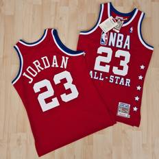NBA All-Star East Michael Jordan 1989 Authentic Jersey By Mitchell & Ness Red Mens