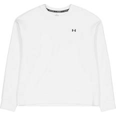 Under Armour Women's Unstoppable Fleece Crew - White/Black