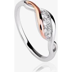 Clogau Past Present Future Ring 3SPPFR/L Two Colour