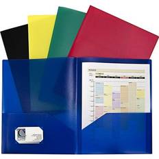 C-Line Products Inc CLI32950 Assorted Two Pocket Poly Portfolios