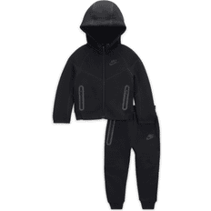 Nike Baby Sportswear Tech Fleece Full-Zip Set Hoodie Set 2pcs - Black (66L050-023)