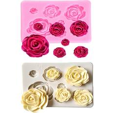 Rose Flowers Chocolate Mould 8.7 cm