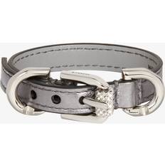 Givenchy Women's Voyou Bracelet In Laminated Leather And Metal Silvery Grey Silvery Grey