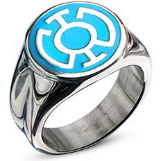 Green Lantern DC Comics Blue Lantern Corps Hope Stainless Steel Ring