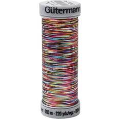 Yarn & Needlework Supplies Gutermann Multi Coloured Metallic Sliver Embroidery Thread 200m