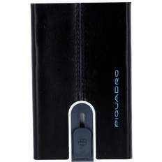Piquadro Original kartenhalter compact wallet blue schwarz pp4825b2r-n