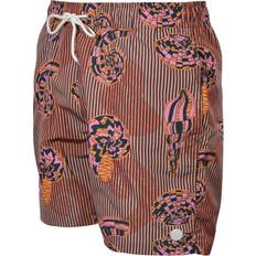 Scotch & Soda Swimwear Scotch & Soda Shell Print Swim Shorts, Orange/multi