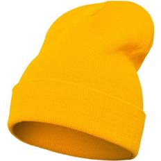 Gold Beanies Yupoong Flexfit Heavyweight Long Beanie Winter Hat Gold One