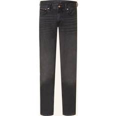 Tommy Hilfiger Black - Men Trousers & Shorts Tommy Hilfiger Denton Fitted Straight Faded Black Jeans SALTON BLACK 4032