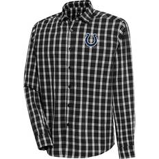 Antigua Indianapolis Colts Carry Long Sleeve Button Up Black/Grey/White