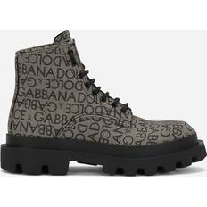 Dolce & Gabbana Men Boots Dolce & Gabbana Coated jacquard ankle boots