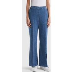 Jeans United Colors of Benetton Flared Jeans With Slits, XS, Blue, Women