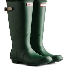 Green Wellingtons Hunter Women's Original Tall Back Adjustable Wellington Boots