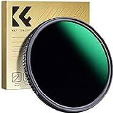 K&F Concept D-serien variabler ND filter ND3-ND1000 gråfilter 82 mm 1,5–10 bländarsteg