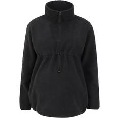 Mountain warehouse Womens/Ladies Cosy Sherpa Half Zip Maternity Fleece Top Black