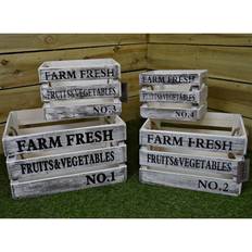 Koopman 4 Rustic Old Farm Style Boxes