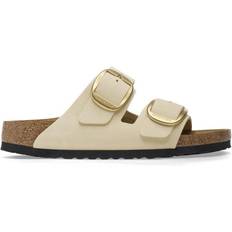 Birkenstock Arizona Big Buckle Nubuck Leather - Ecru