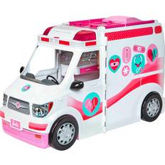 Barbie Emergency Vehicle Transforms Into Care Clinic with 20+ Pieces