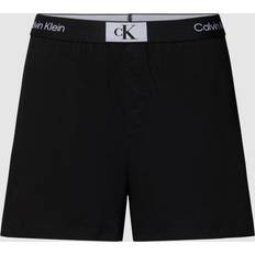 Calvin Klein Women Shorts Calvin Klein Logo Band Pyjama Shorts, Black