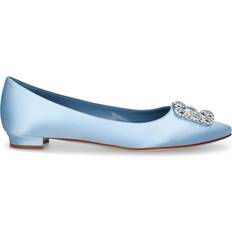 40 - Men Ballerinas Manolo Blahnik Hangisi Satin Flat