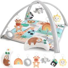 The Peanutshell Safari Baby Activity Center, One Size, Gray Gray