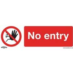 Worksafe Safety Sign No Enty Self-adhesive