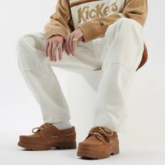 Kickers Unisex Low Shoes Kickers Lennon leather boat shoe in tan-Brown11