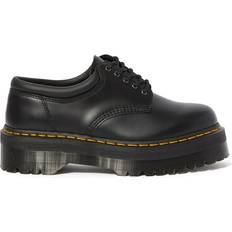 Platform - Women Derby Dr. Martens 8053 Quad - Black/Polished Smooth