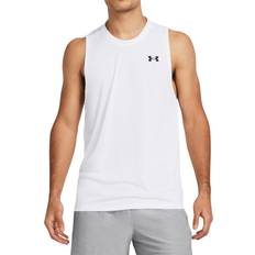 Men - Polyester Tank Tops Under Armour Base Tech Vest White