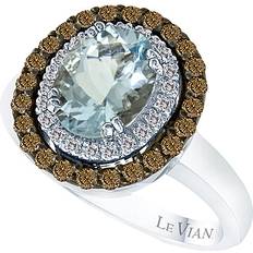 Le Vian Ring - White Gold/Aquamarine/Diamond