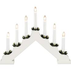 Konstsmide Welcome White Candle Bridge 38cm