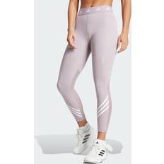 White Tights Adidas Techfit Stripes Leggings 7/8 White Regular Woman