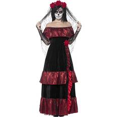 Skeletons Fancy Dresses Smiffys Day of the Dead Bride Costume