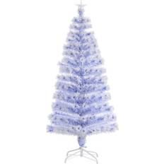 Homcom Snowy White and Blue Christmas Tree 150cm