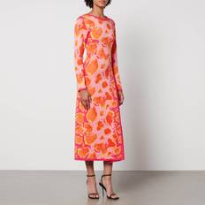 Leopard - Pink Dresses Never Fully Dressed Sydney Leopard Jacquard Dress Multi