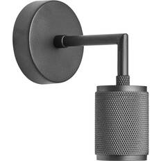 Industville Knurled Edison Black Wall light