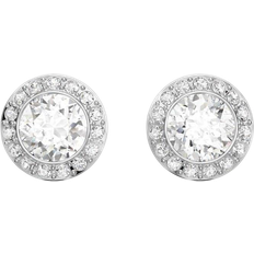 Swarovski Angelic Stud Earrings - Silver/Transparent