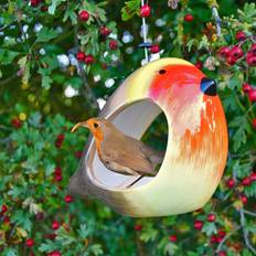 Wildlife World Ceramic Robin Bird Feeder