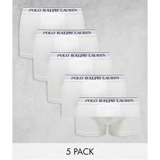 Polo Ralph Lauren White Men's Underwear Polo Ralph Lauren CLASSIC TRUNK-5 PACK white male Boxers & Briefs now available at BSTN in