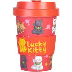LatestBuy Eco-to-Go Bamboo Cup Lucky Cat