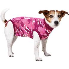 Suitical Recovery Suit Dog, XX-Small, Pink Camouflage